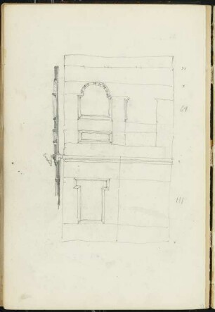 Fassade: Ansicht (aus: Skizzen- und Fotoalbum 1)