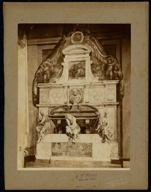 Santa Croce, Florenz: Grabmal für Michelangelo Buonarotti von G. Vasari