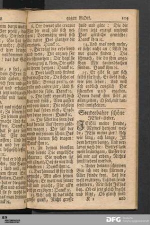 Sonderbahre schöne JEsus-Lieder.