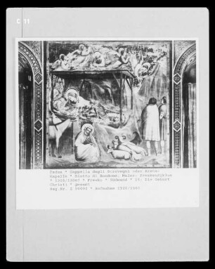 Marien- und Christusleben, Jüngstes Gericht, Allegorien der Tugenden und Laster — Marien- und Christusvita — Geburt Christ