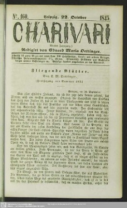 Fliegende Blätter - (Fortsetzung von Nummer 159)