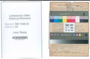 Entnazifizierung Georg Laux , geb. 23.04.1903 (Beamter)