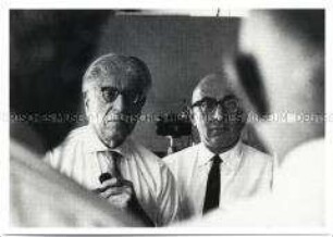 Doppelportät von Ernst Bloch und Hans Mayer