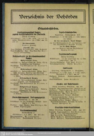 Staatsbehörden