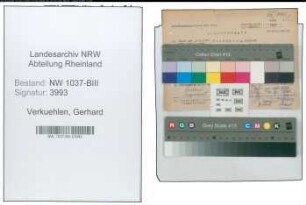 Entnazifizierung Gerhard Verkuehlen , geb. 19.02.1904 (Weichenwaerter)