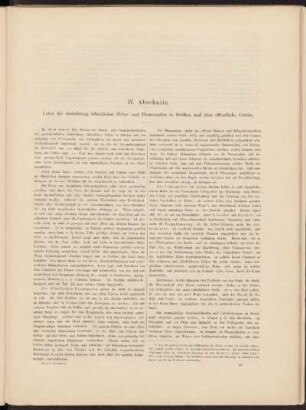 IV. Abschnitt. Ueber die Anordnung öffentlicher Plätze und Promenaden in Städten und über öffentliche Gärten.