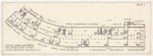 Berufsschulen am Urban, Berlin-Kreuzberg: Gauss Schule am Urban (2.Projekt), Kellergeschoss 1:200