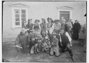 Fasnacht Krauchenwies 1936; Narrengruppe