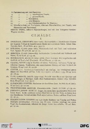 Gemälde (Nr.276-343)
