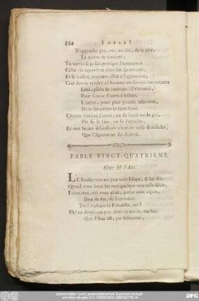 Fable Vingt-Quatrieme. Esope & l'Ane.