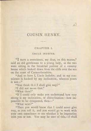Cousin Henry : a novel