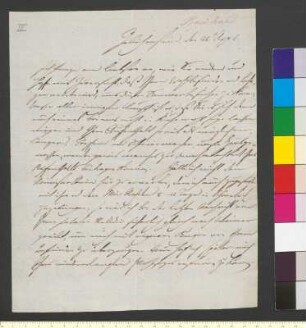 Brief von Reichardt, Johann Friedrich an Goethe, Johann Wolfgang von