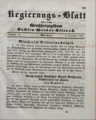 Nr. 18 : 8. Dezember 1861