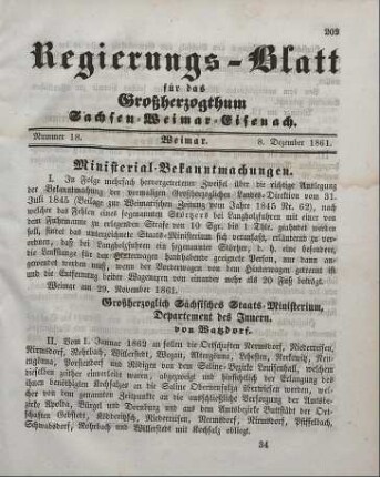 Nr. 18 : 8. Dezember 1861