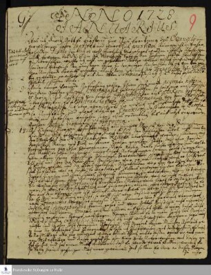 Tagebuch von Benjamin Schultze.