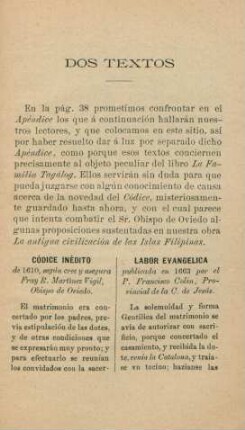 Dos textos