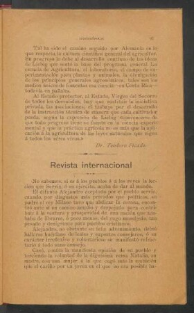 Revista internacional