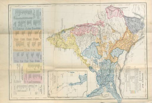 Revenue map of British India