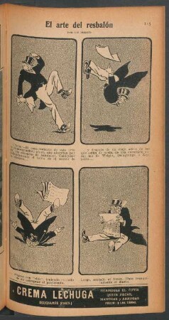 El arte de resbalón, por un perito - [Cómic]