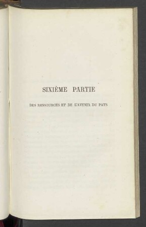 Sixième Partie