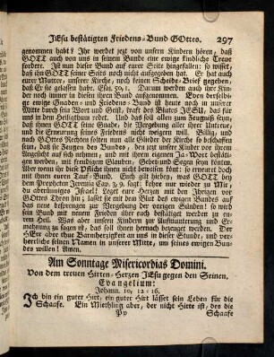 297-307, Am Sonntage Misericordias Domini