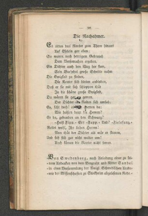 Die Nachahmer.
