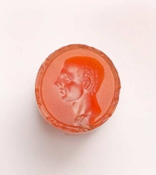 Intaglio mit männlichem Porträt (Cicero?), 17./18. Jahrhundert