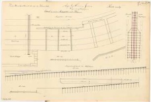 Anlegeplatz mit Slip Monatskonkurrenz Februar 1909: Lageplan 1:1000; Grundriss; Längsschnitt 1:200; 2 Maßstabsleisten