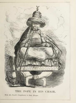 The pope in his chair