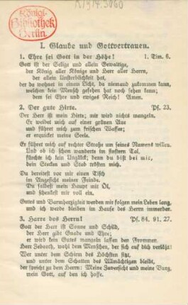 Perlen der Bibel : kleine Ausgabe herausgegeben für unsere Soldaten im Felde