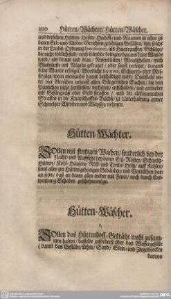 Hütten-Wäscher.