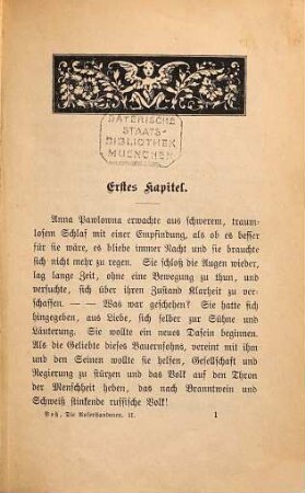 Die Auferstandenen : antinihilistischer Roman. 2