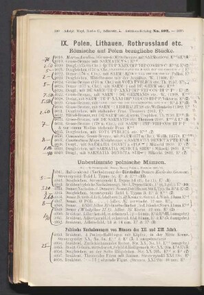 IX. Polen, Lithauen, Rothrussland etc