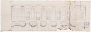 Schloss Posen, Posen Umbau: Halle 5 Wandansicht A 1:20