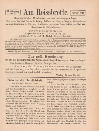 Nr. 2. Februar 1920