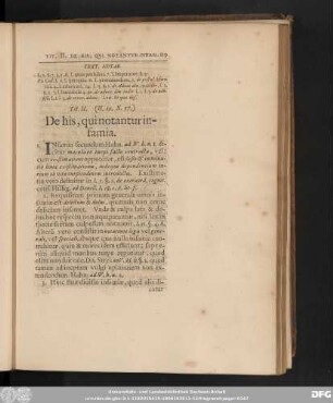 Tit. II. (II. 12. X. 57.) De his, qui notantur infamia.