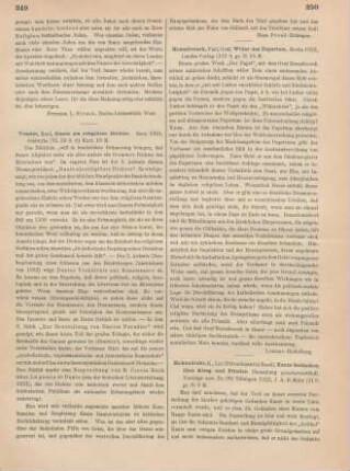 249-250 [Rezension] Vossler, Karl, Dante als religiöser Dichter