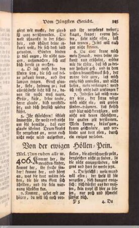Von der ewigen Höllen-Pein.