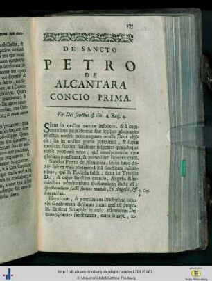 De Sancto Petro de Alcantara