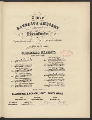 No. 11: Thème de l'opéra: Le Serment, d'Auber : Op. 583