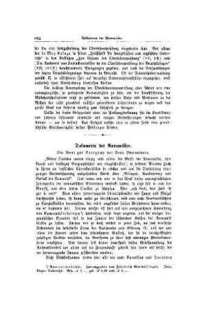Dokumente der Romantiker : ein Wort zur Anregung