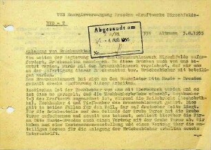 1.2.1 Zusammenarbeit VR Polen: Brückenakten