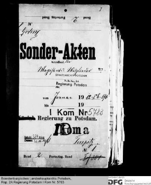 Wahl und Einführung der Bürgermeister und übrigen Magistratsmitglieder in Teupitz