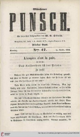 Nro. 47 (14. Novbr. 1852)