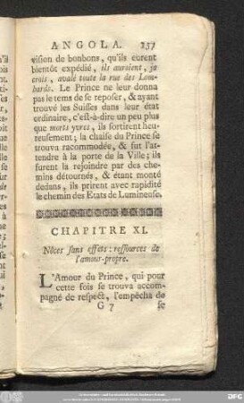 Chapitre XI. Nôces sans effets: ressources de l'amour-propre.