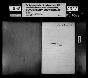 Bildung und Verwaltung von Schulfonds, OA Aalen