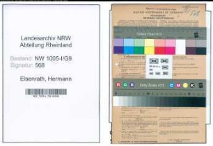 Entnazifizierung Hermann Elsenrath , geb. 04.04.1889 (Krankenbesucher)