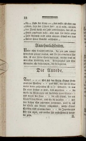 Annehmlichkeiten