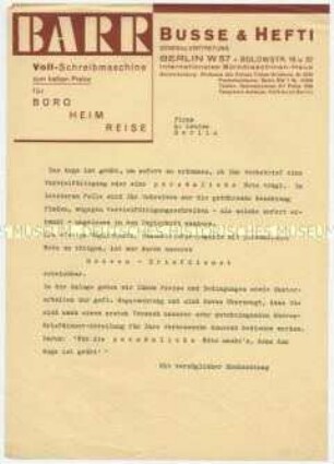 Schreibmaschine für Büro, Heim und Reise