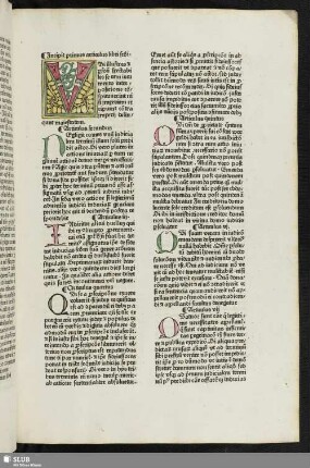 Incipit primus articulus libri secundi